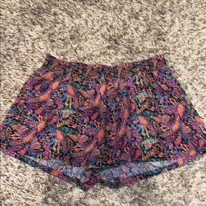 Toad&Co Pink and Orange Athletic Shorts Vibrant Design